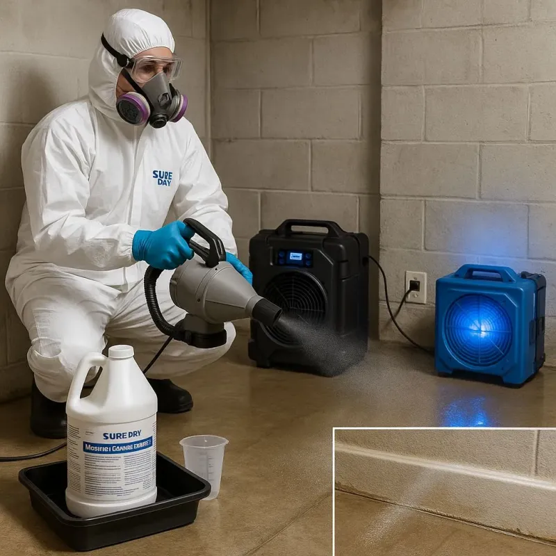 Sanitization and Odor Removal process in Fort Stewart, GA